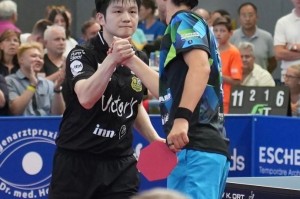 樊振东3-1战胜泽利科，收获德甲首场胜利